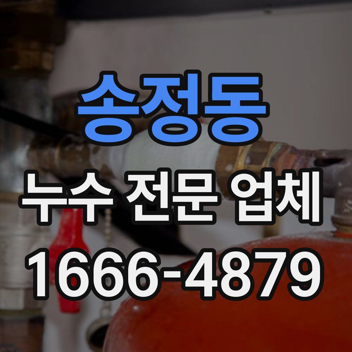 송정동 누수 전문 업체