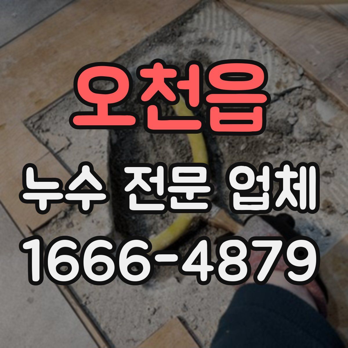 오천읍 누수 전문 업체