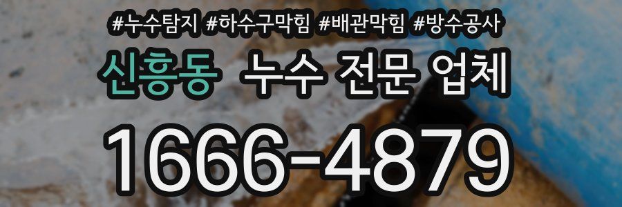 신흥동 누수 전문 업체