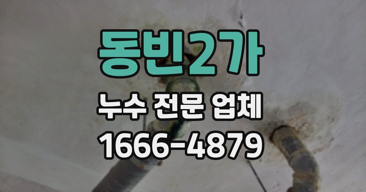 동빈2가 누수 전문 업체