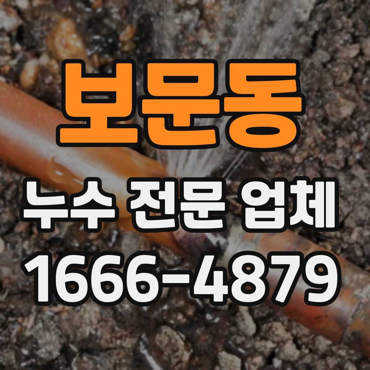 보문동 누수 전문 업체
