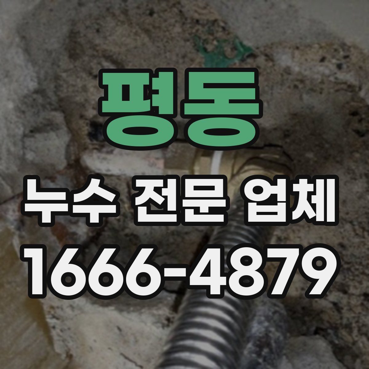 평동 누수 전문 업체