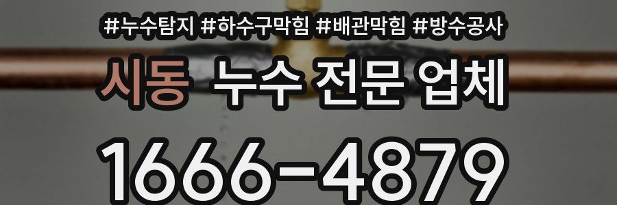 시동 누수 전문 업체