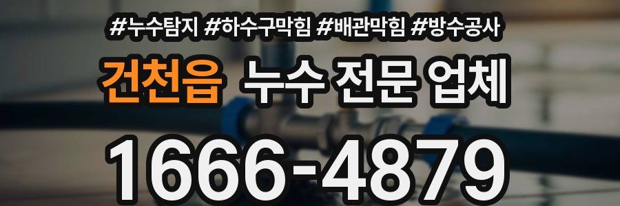 건천읍 누수 전문 업체