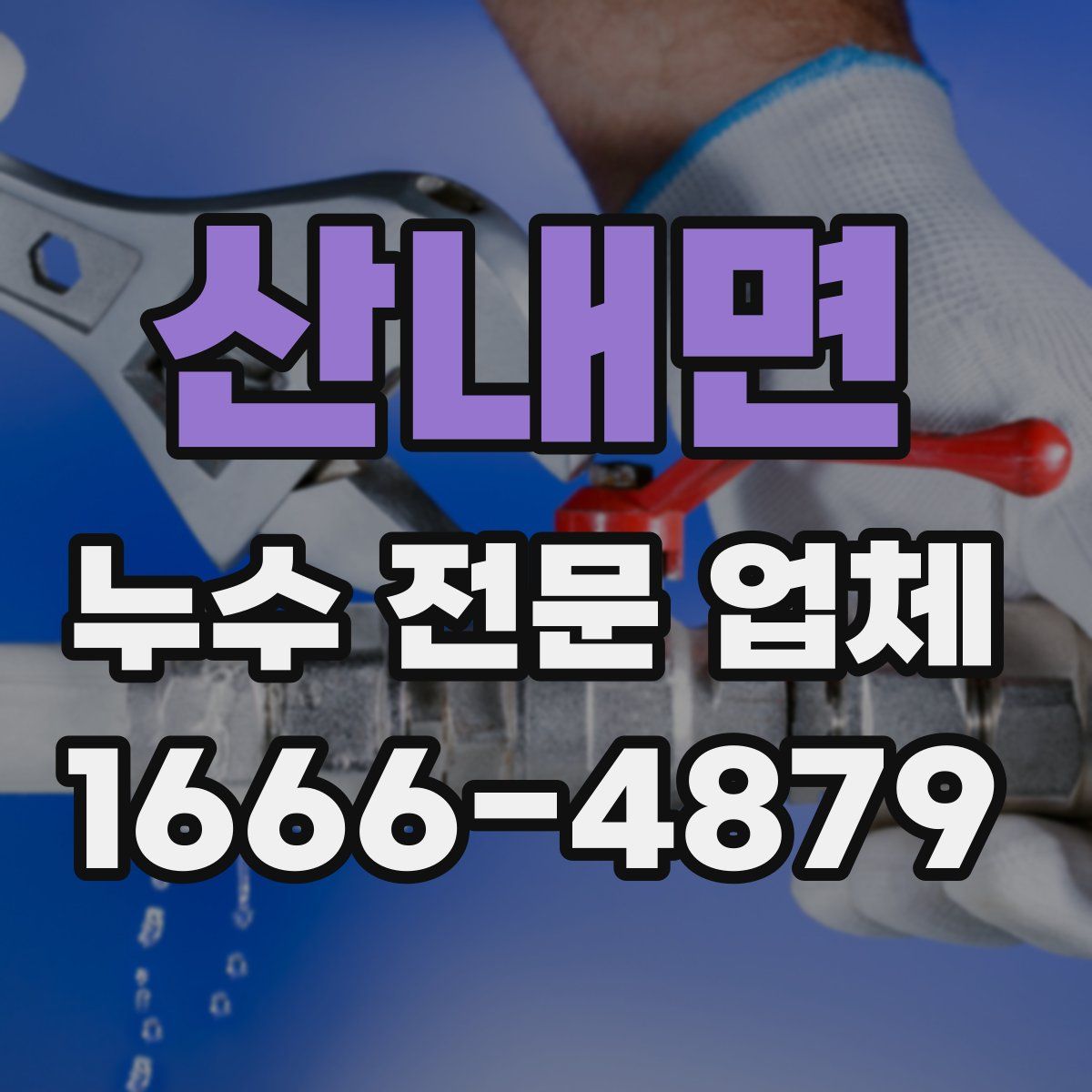 산내면 누수 전문 업체
