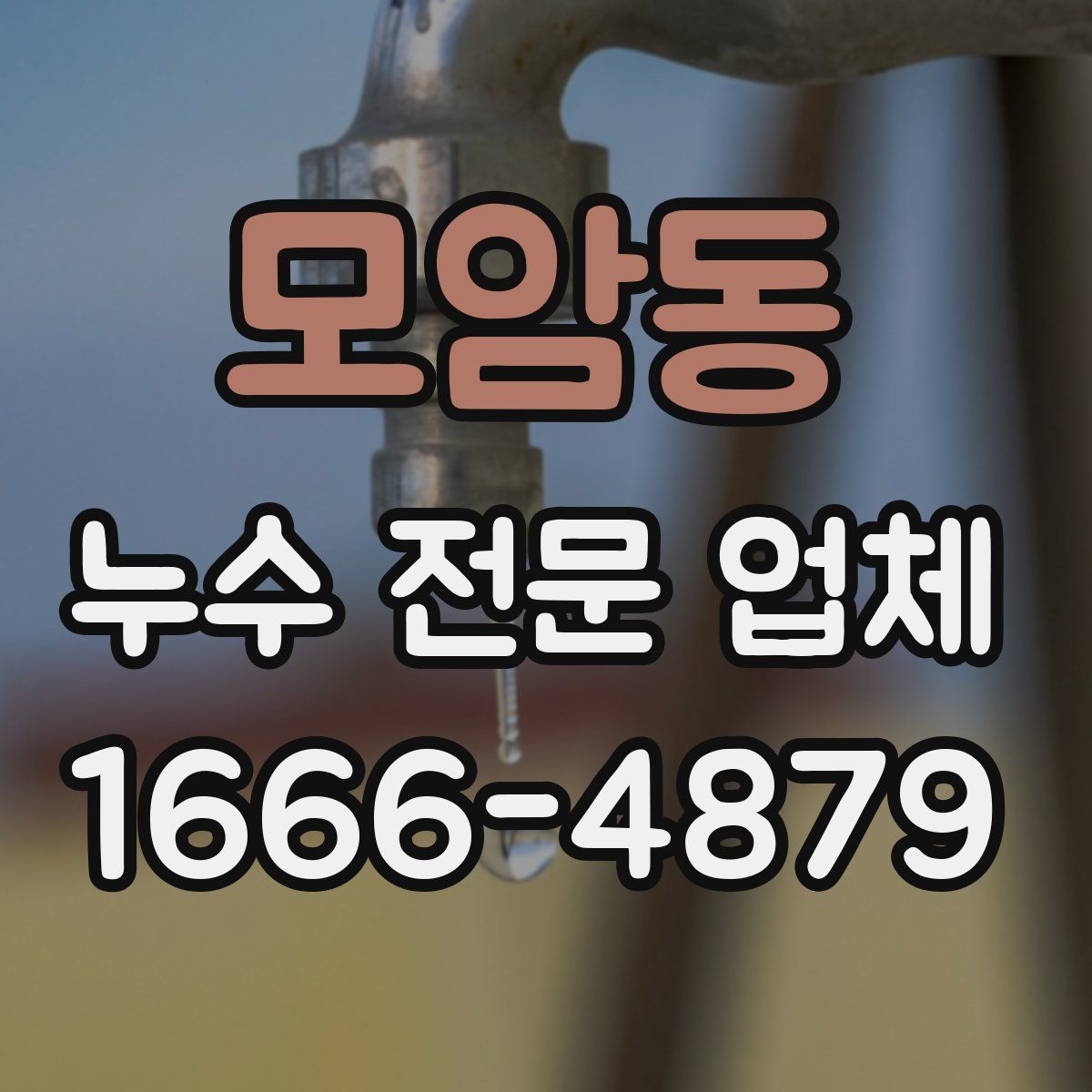 모암동 누수 전문 업체