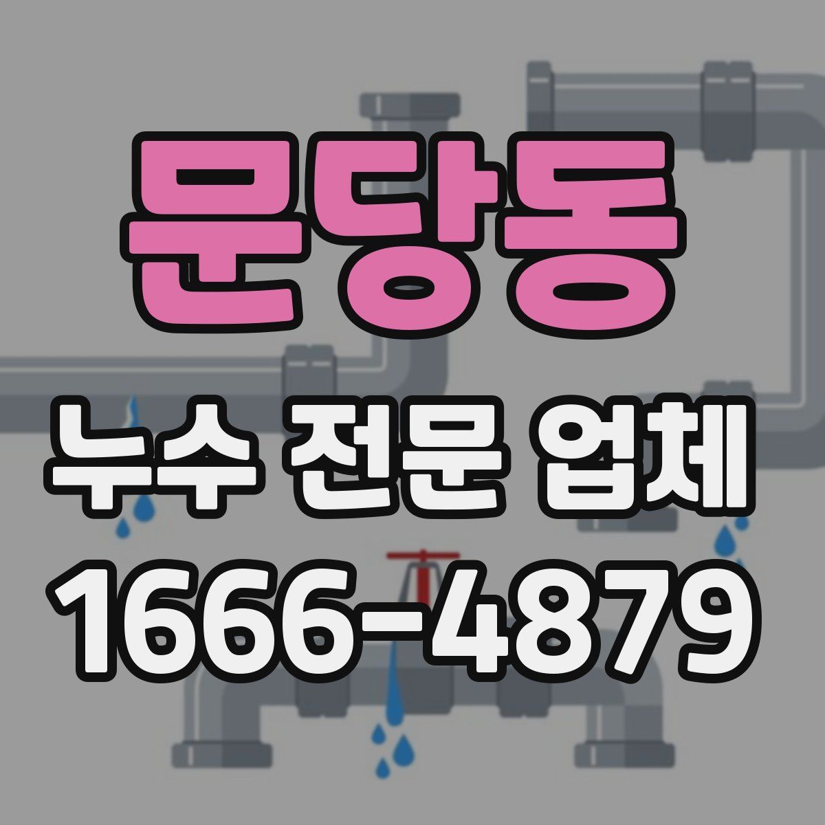 문당동 누수 전문 업체