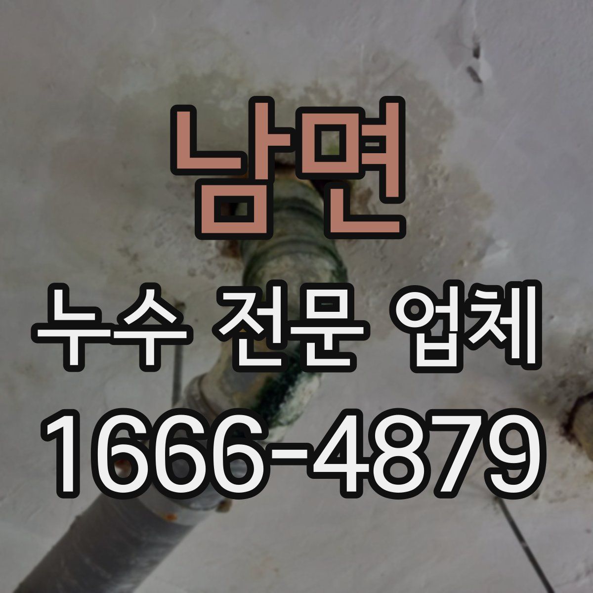 남면 누수 전문 업체