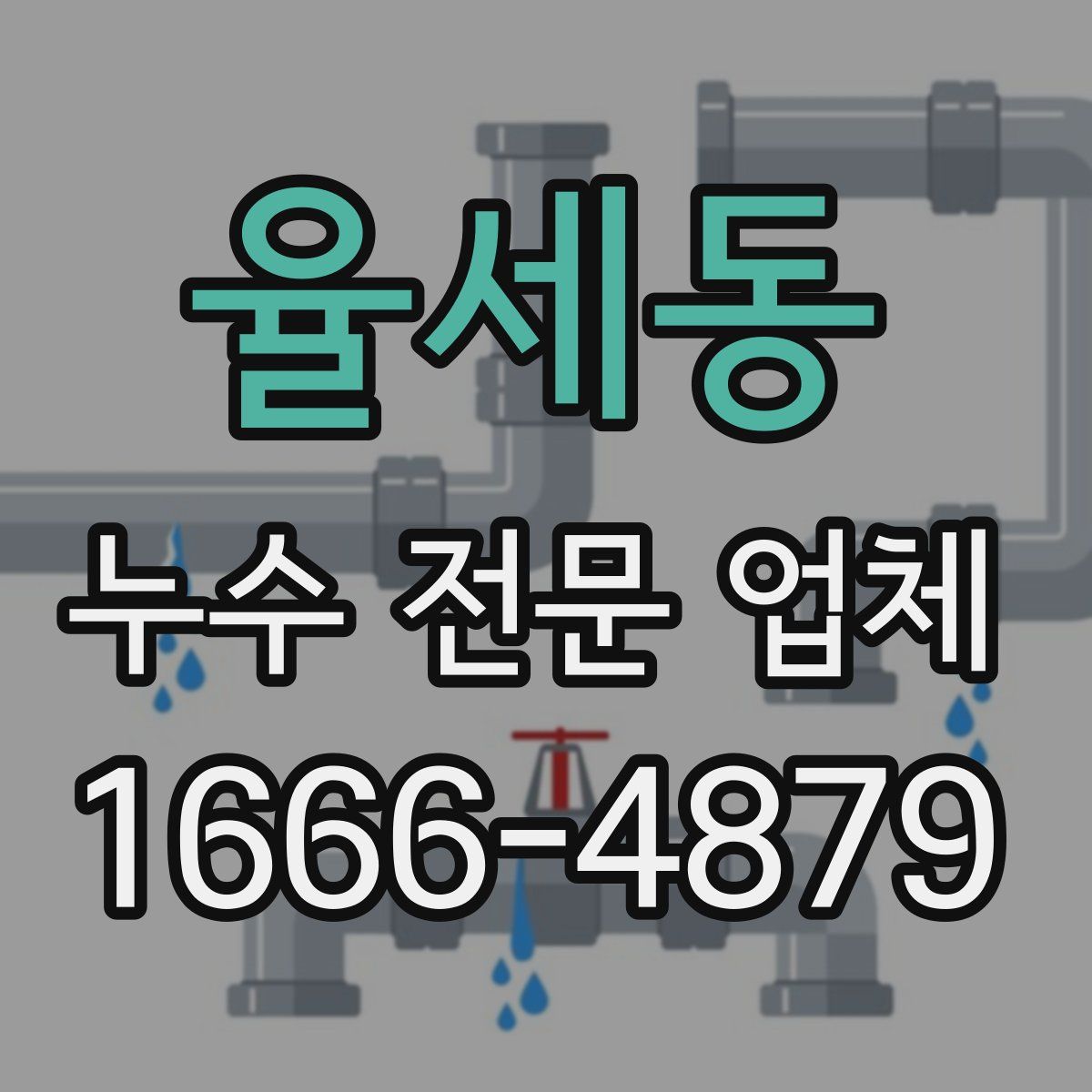 율세동 누수 전문 업체