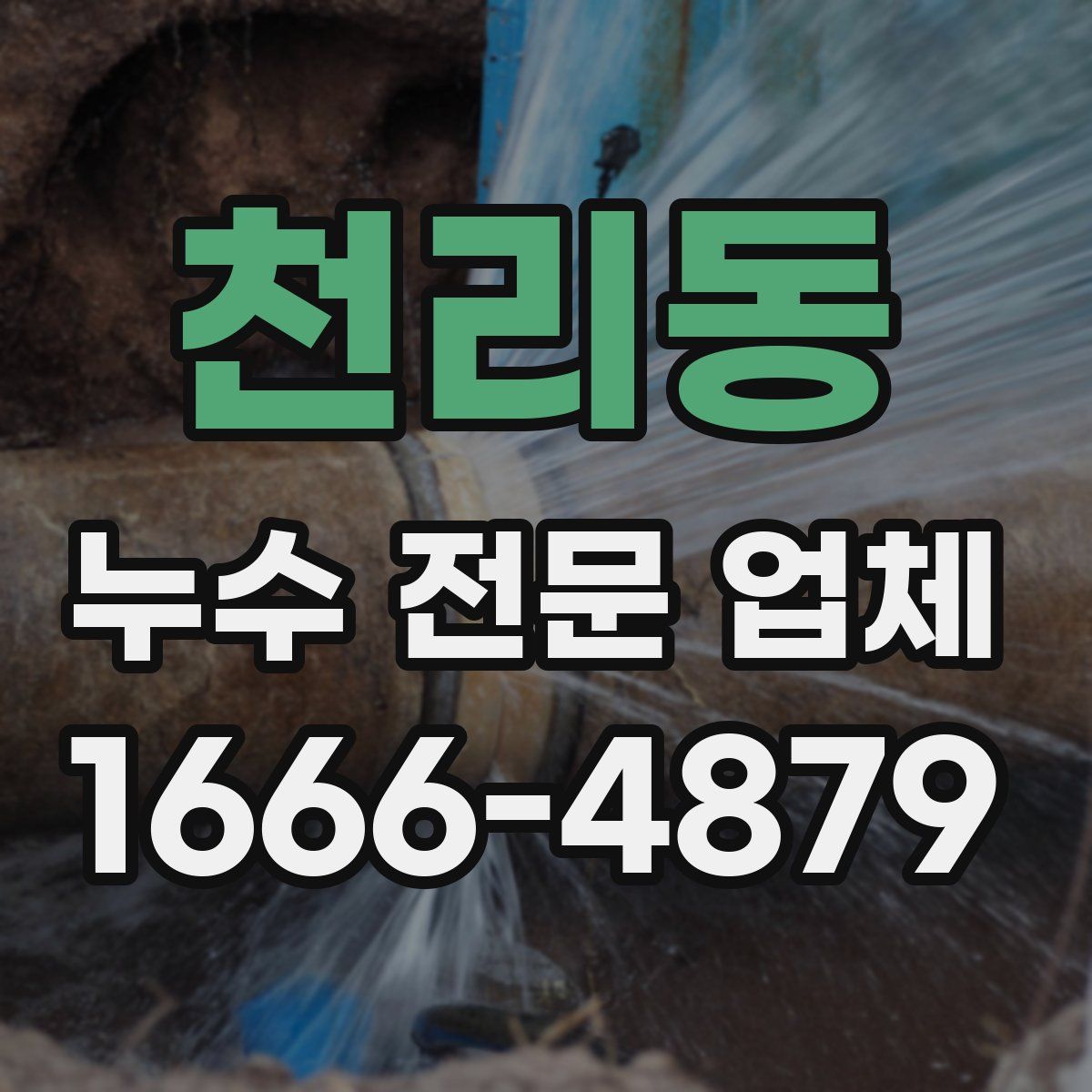 천리동 누수 전문 업체