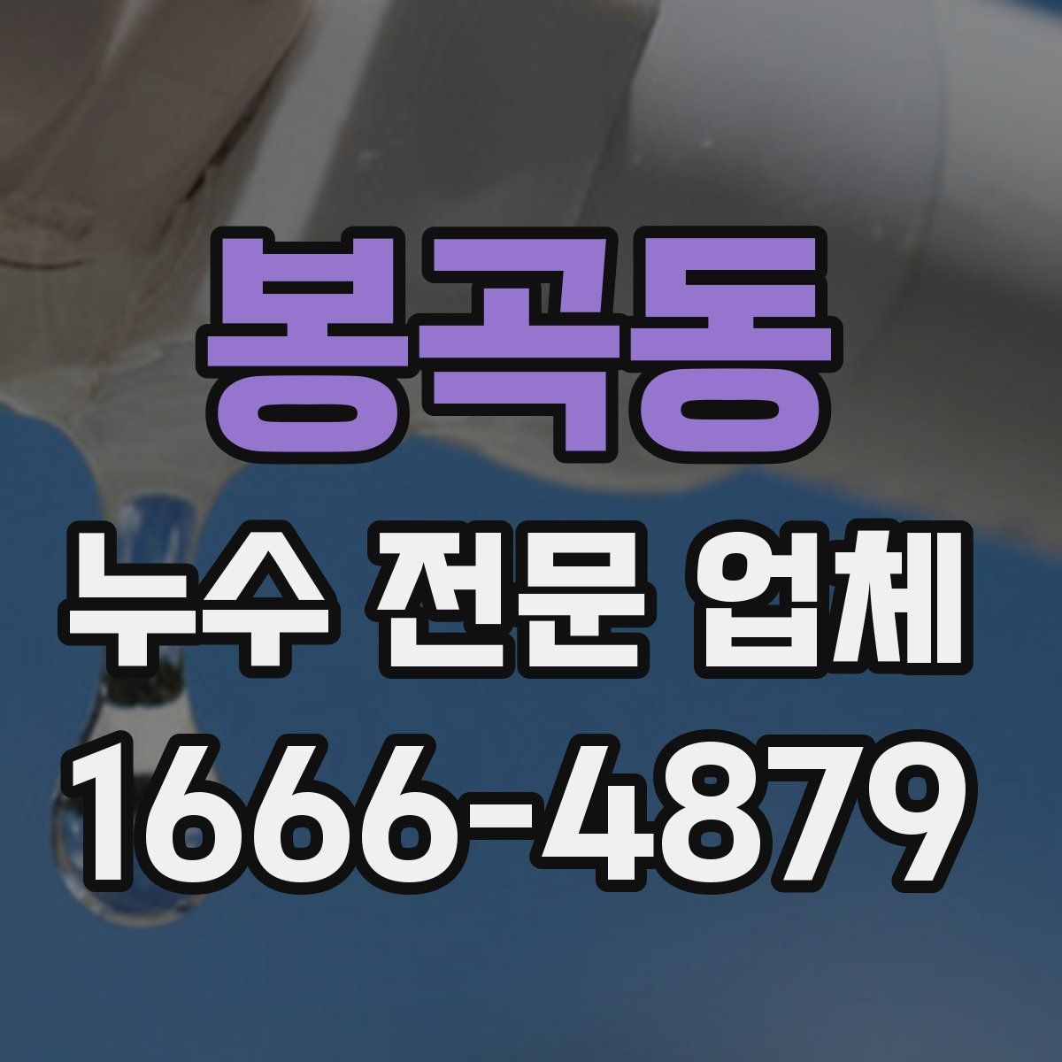 봉곡동 누수 전문 업체