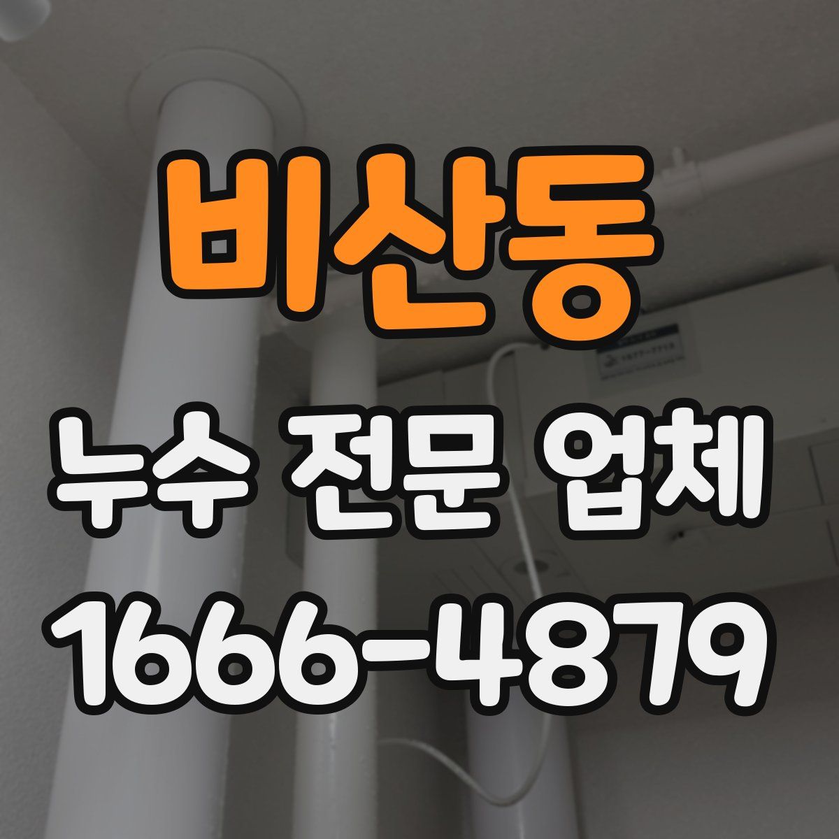 비산동 누수 전문 업체