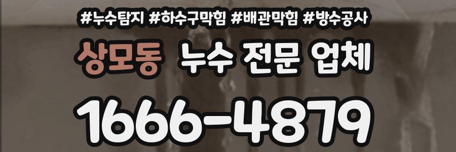 상모동 누수 전문 업체