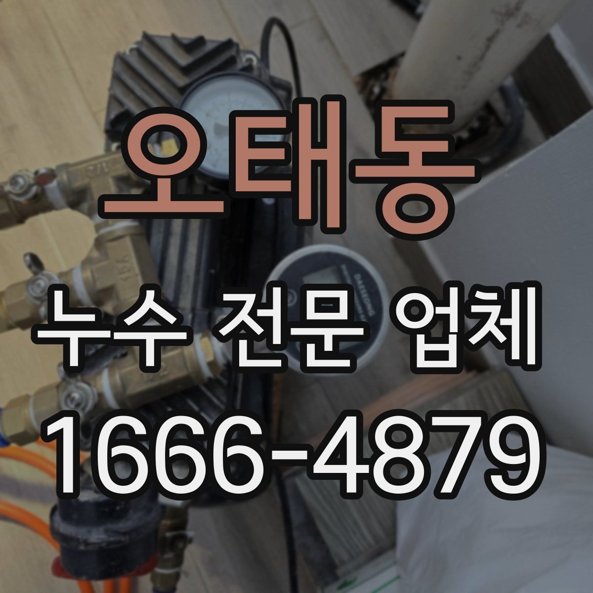 오태동 누수 전문 업체