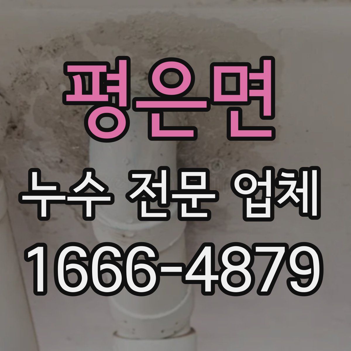 평은면 누수 전문 업체