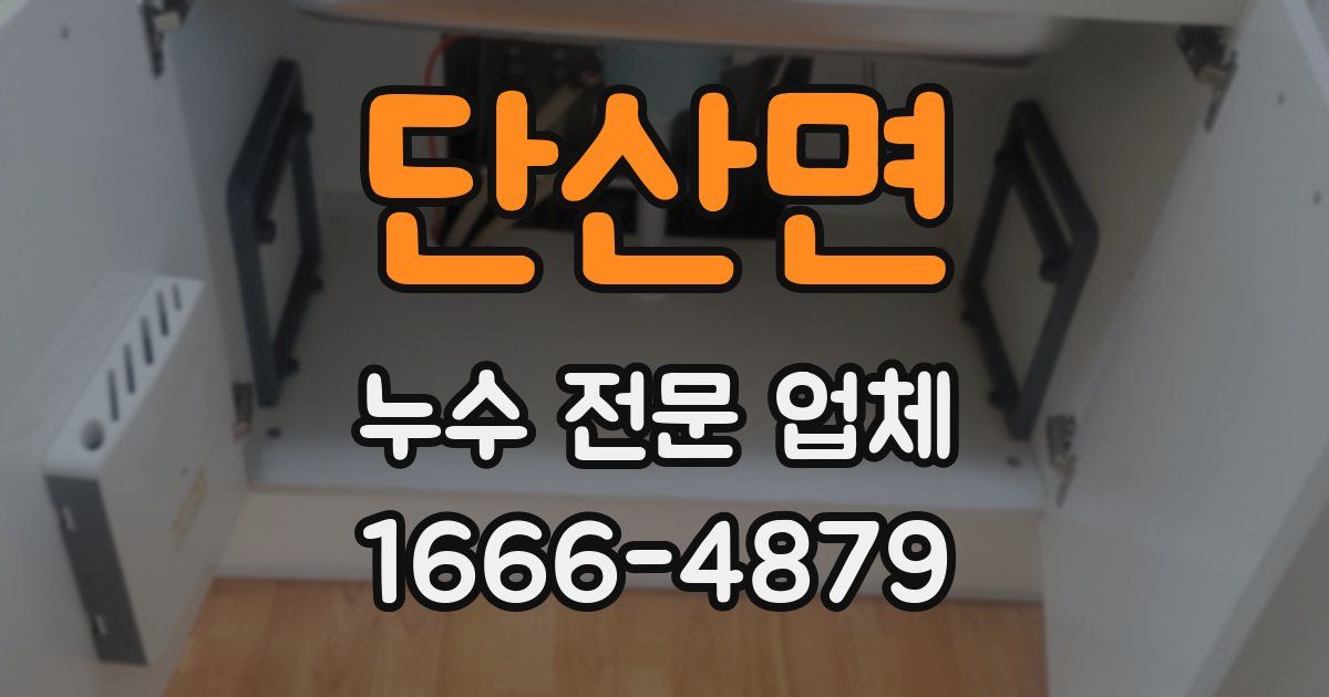 단산면 누수 전문 업체