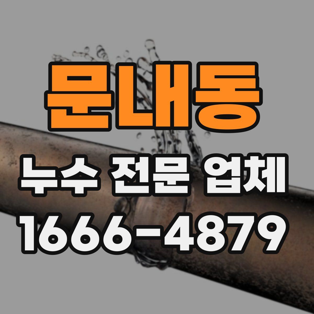 문내동 누수 전문 업체