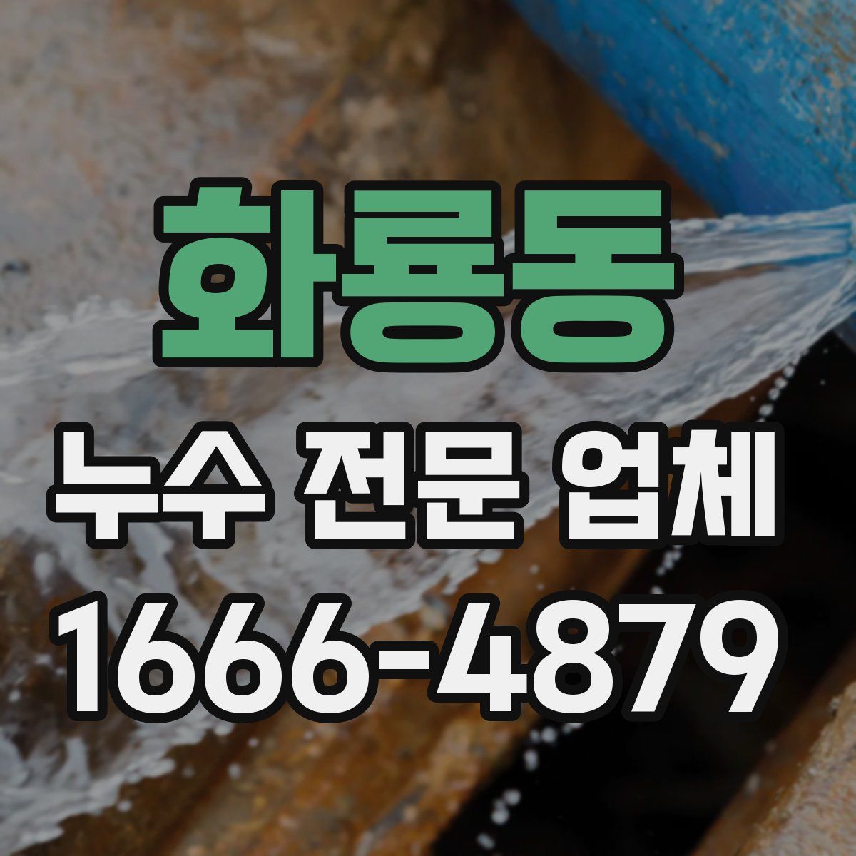 화룡동 누수 전문 업체