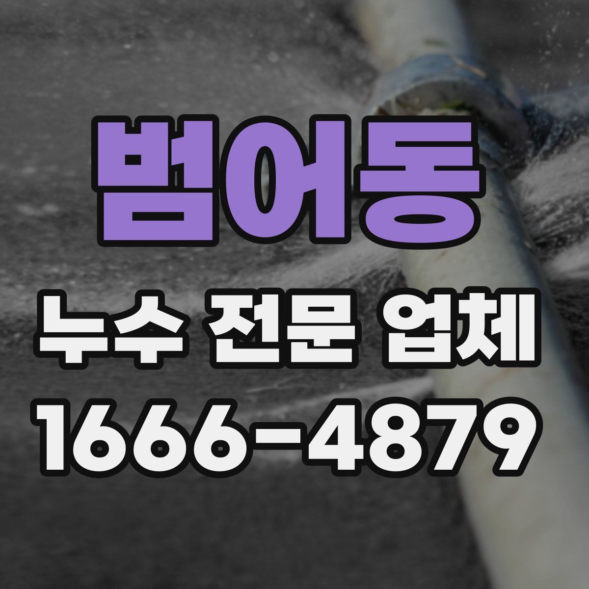 범어동 누수 전문 업체