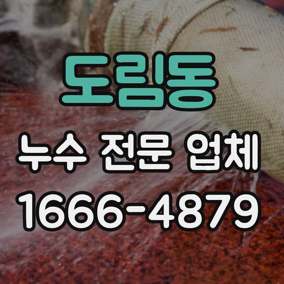 도림동 누수 전문 업체