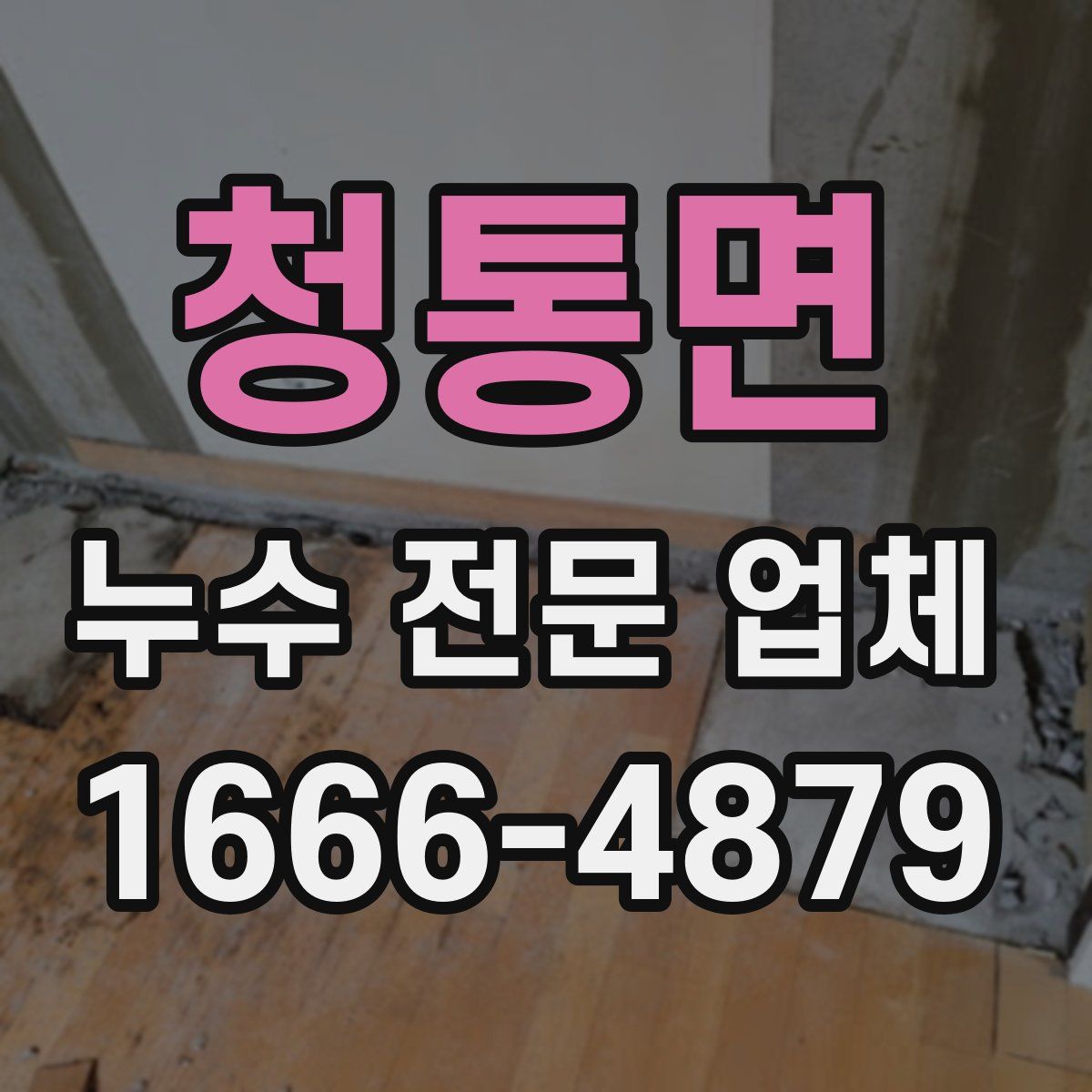 청통면 누수 전문 업체