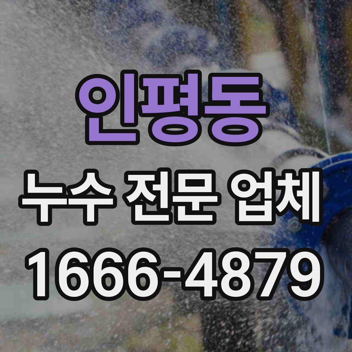 인평동 누수 전문 업체