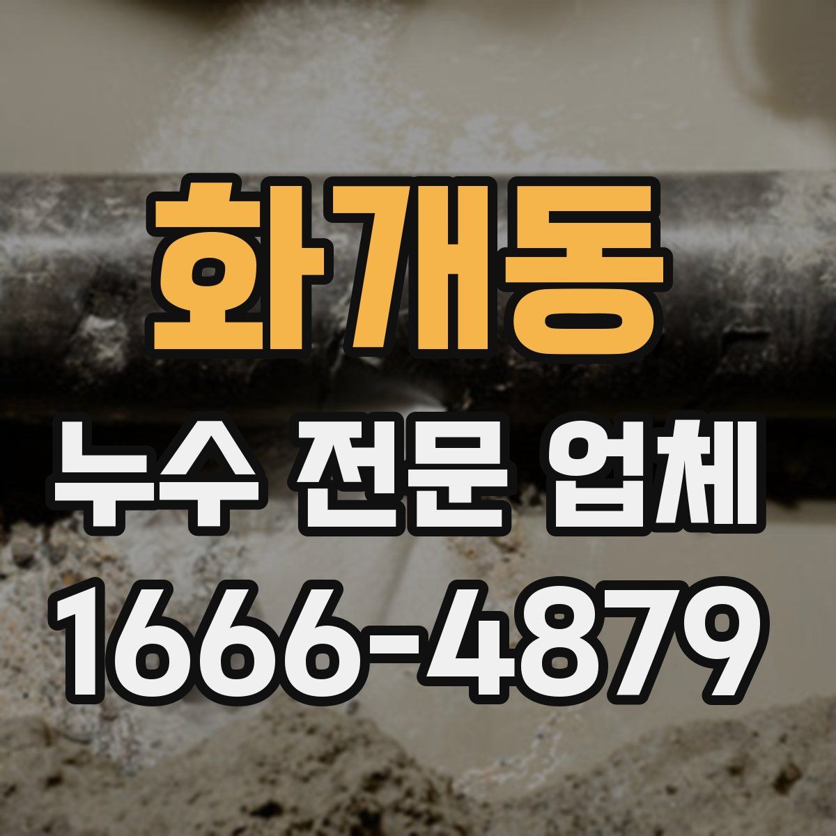 화개동 누수 전문 업체