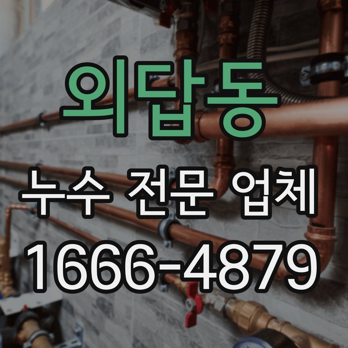 외답동 누수 전문 업체