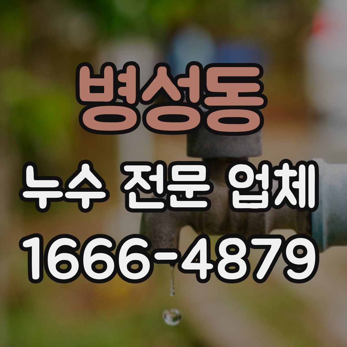 병성동 누수 전문 업체