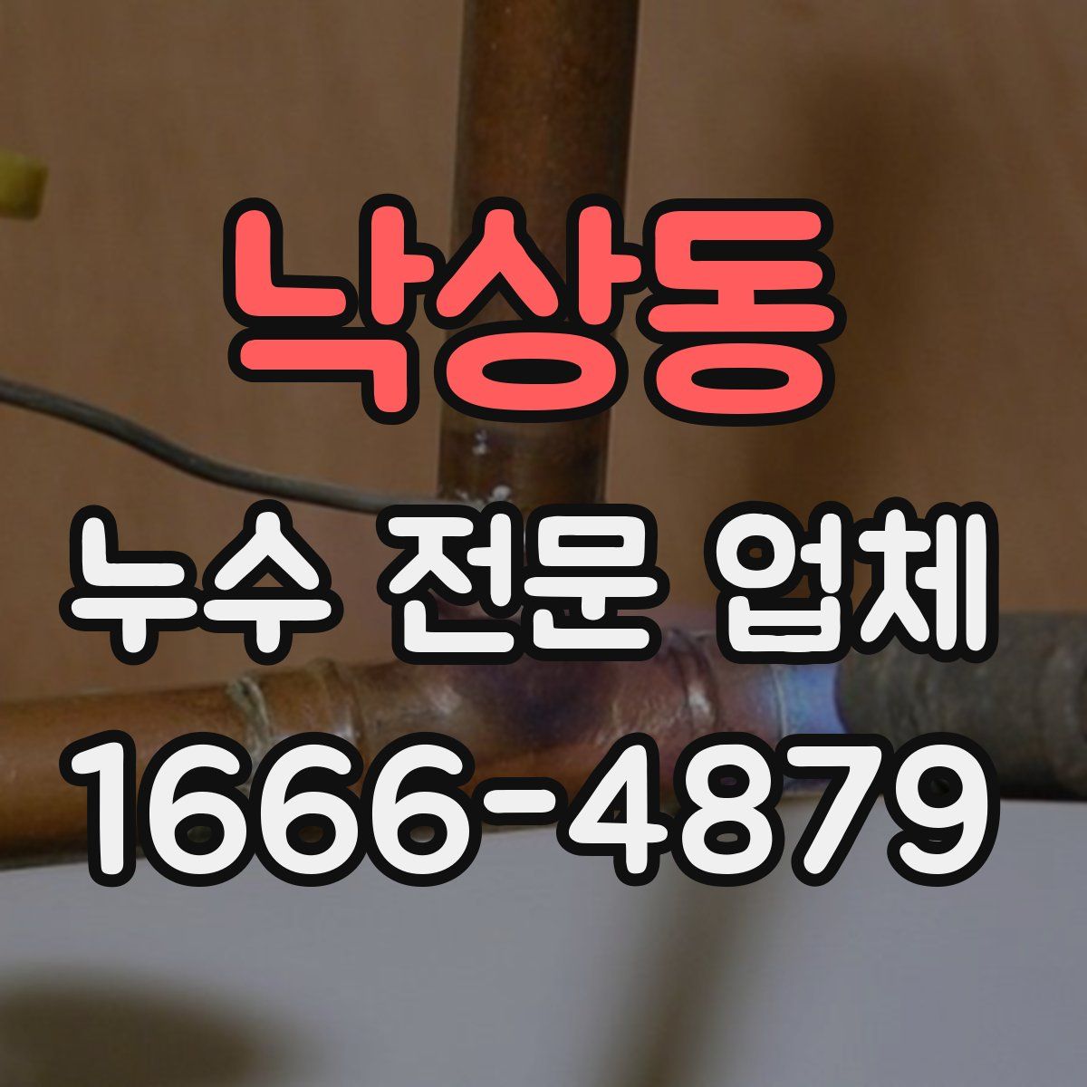 낙상동 누수 전문 업체