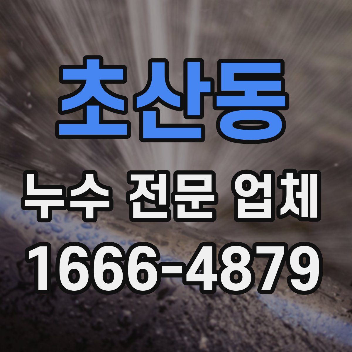 초산동 누수 전문 업체