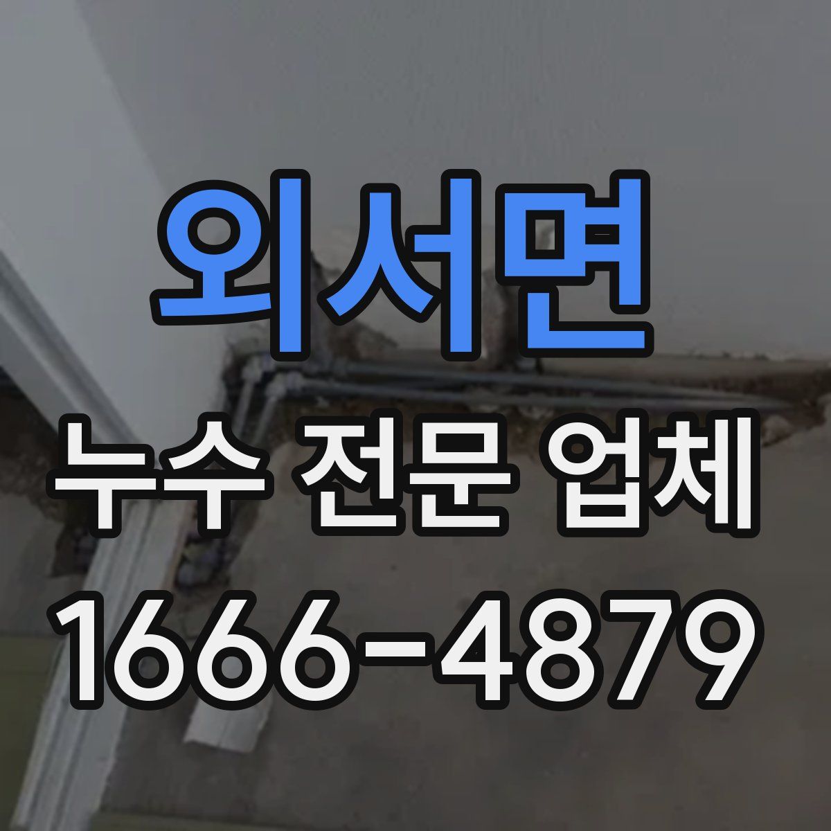 외서면 누수 전문 업체