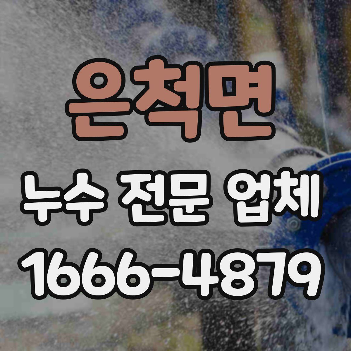 은척면 누수 전문 업체