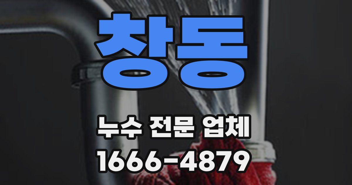 창동 누수 전문 업체