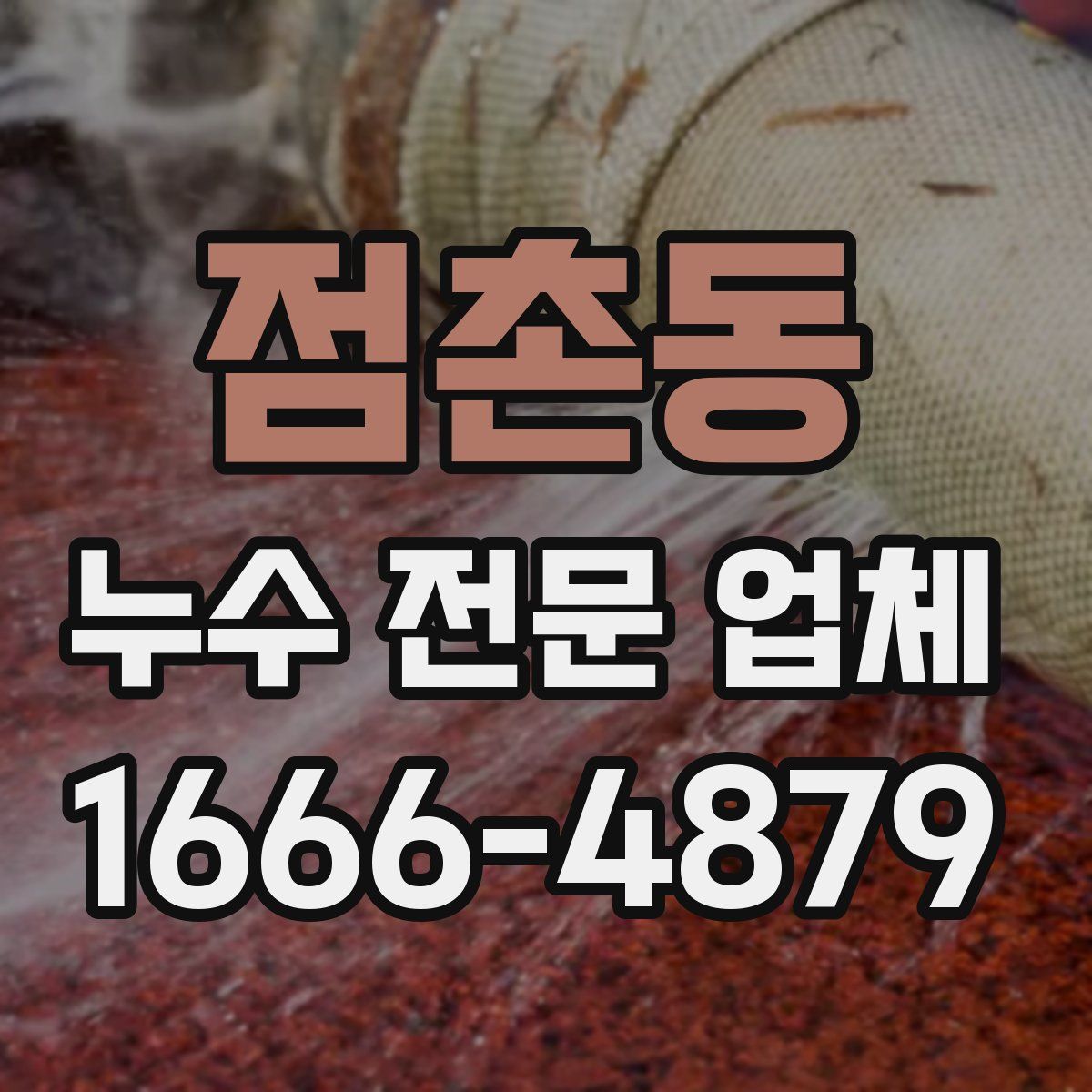점촌동 누수 전문 업체