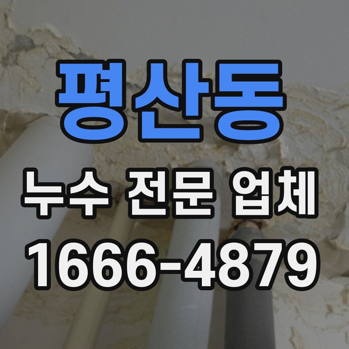 평산동 누수 전문 업체