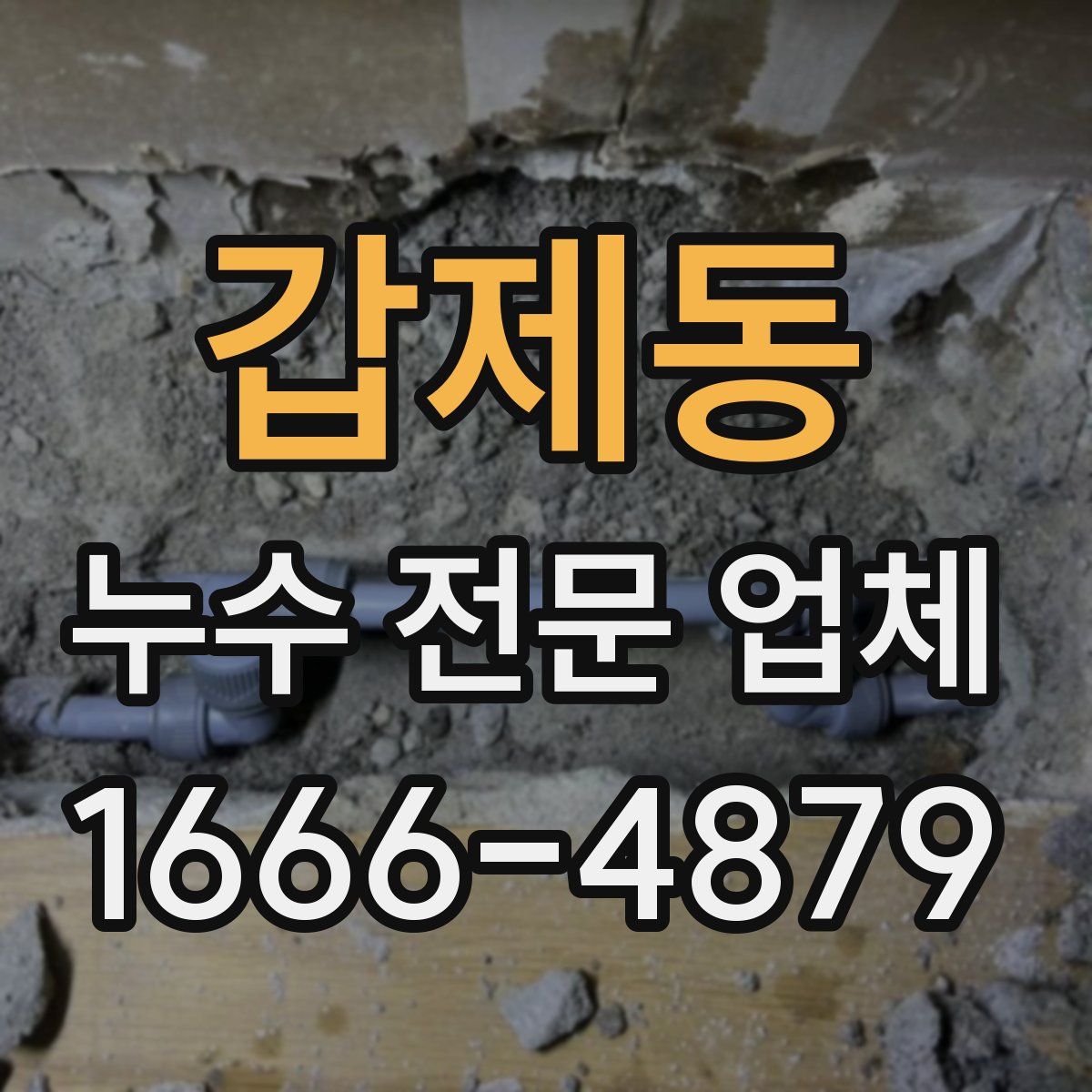 갑제동 누수 전문 업체