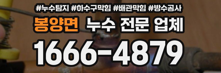 봉양면 누수 전문 업체
