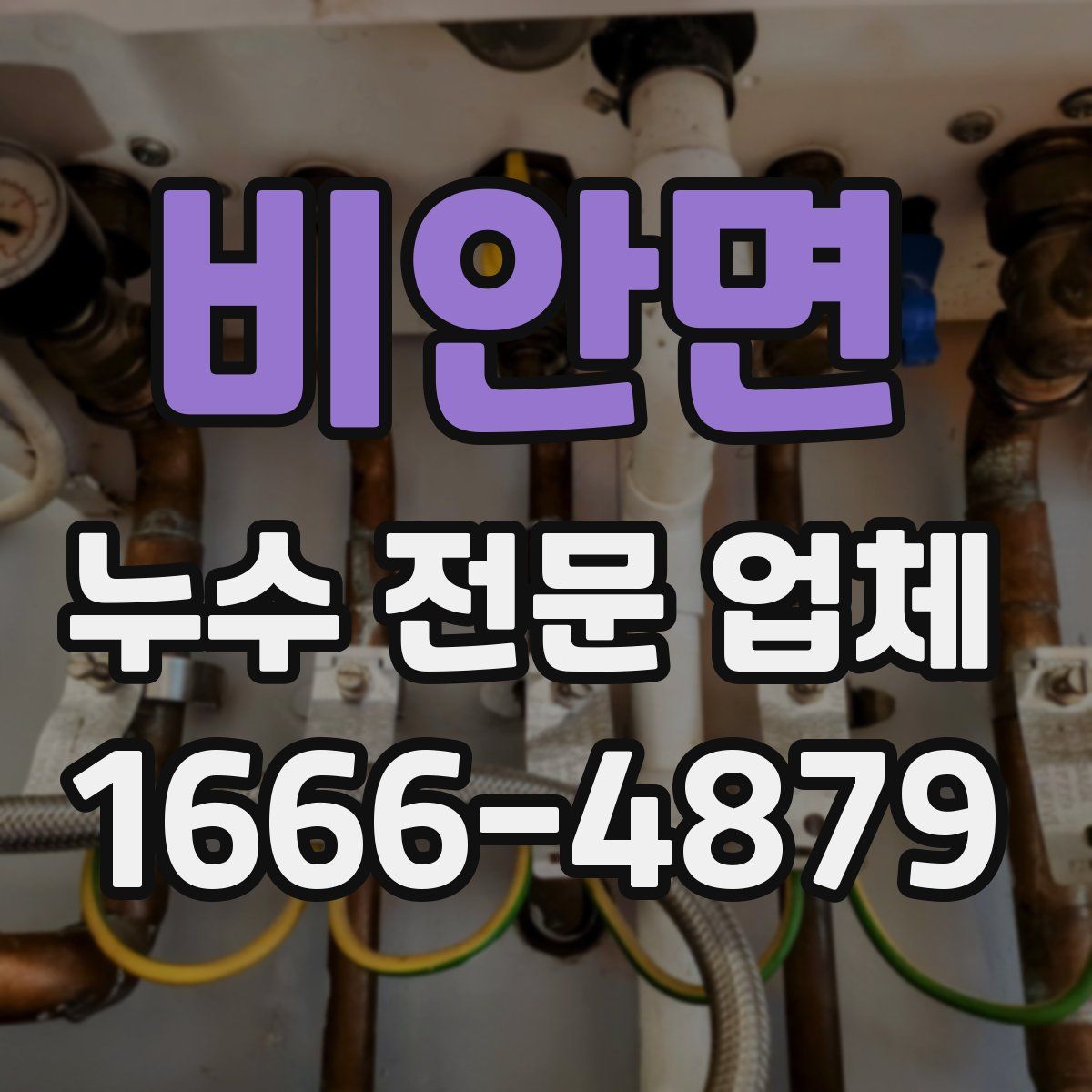 비안면 누수 전문 업체
