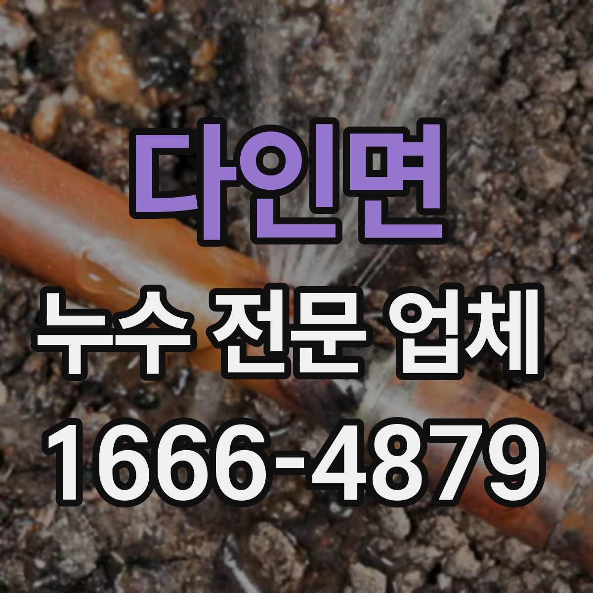 다인면 누수 전문 업체