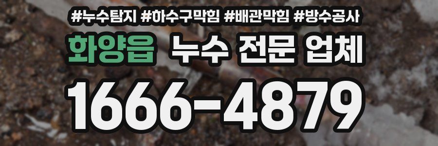 화양읍 누수 전문 업체