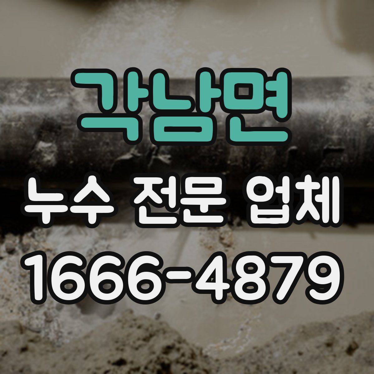 각남면 누수 전문 업체