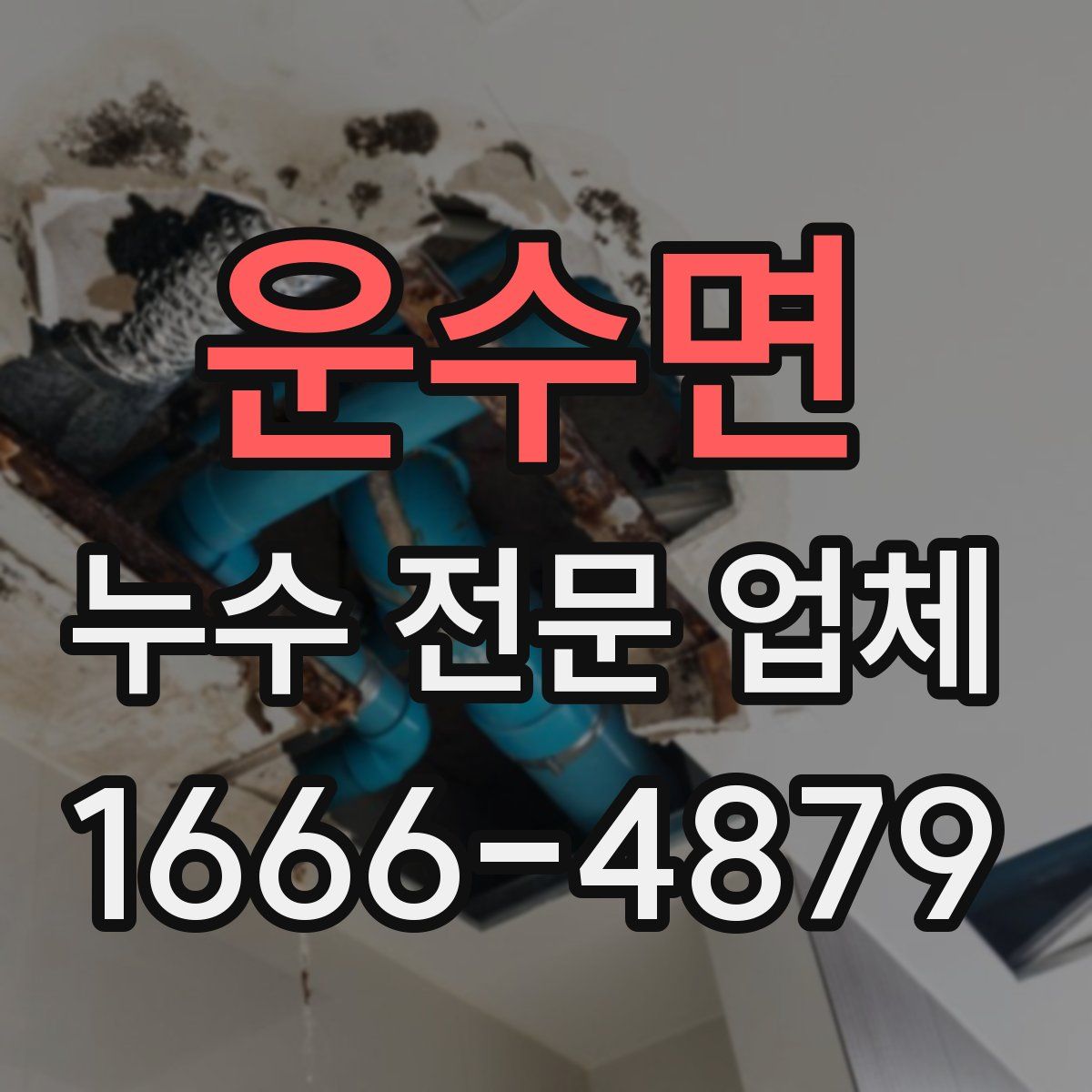 운수면 누수 전문 업체