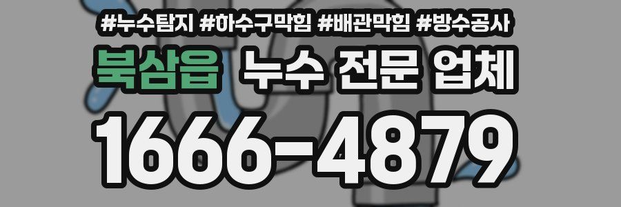 북삼읍 누수 전문 업체