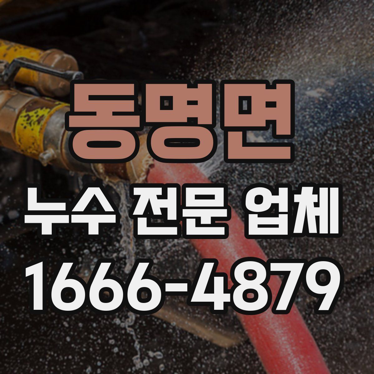 동명면 누수 전문 업체