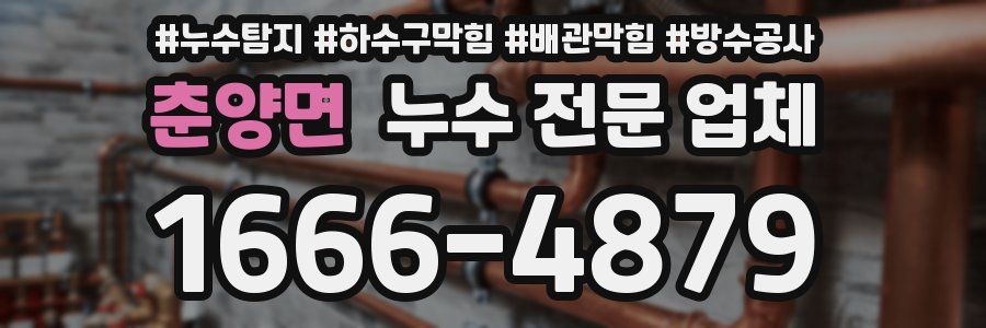춘양면 누수 전문 업체