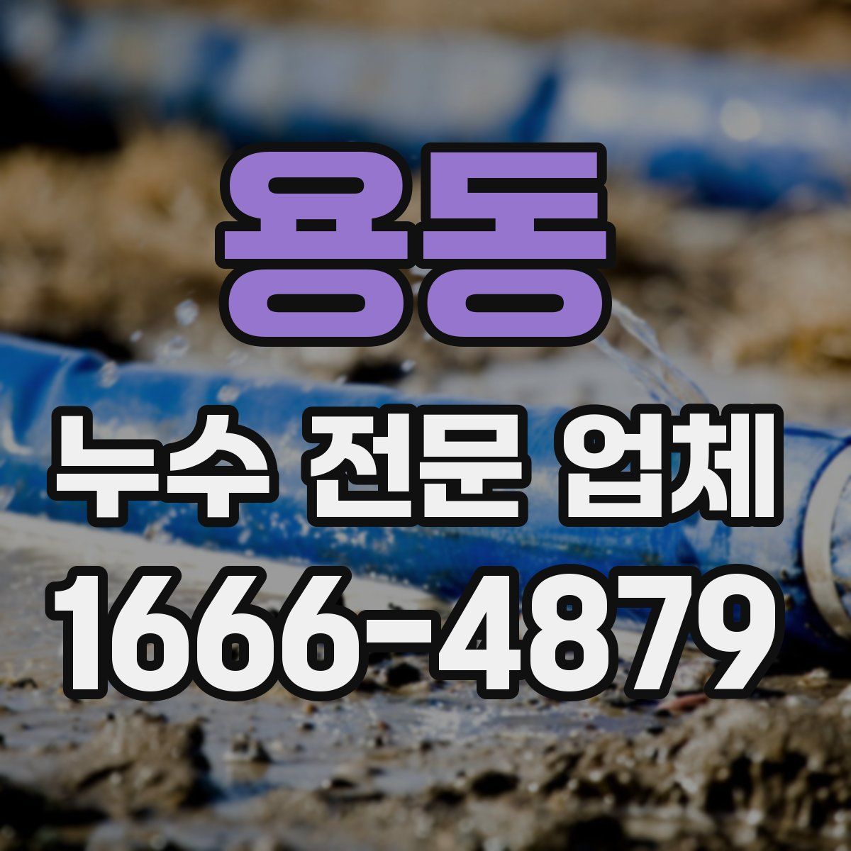 용동 누수 전문 업체
