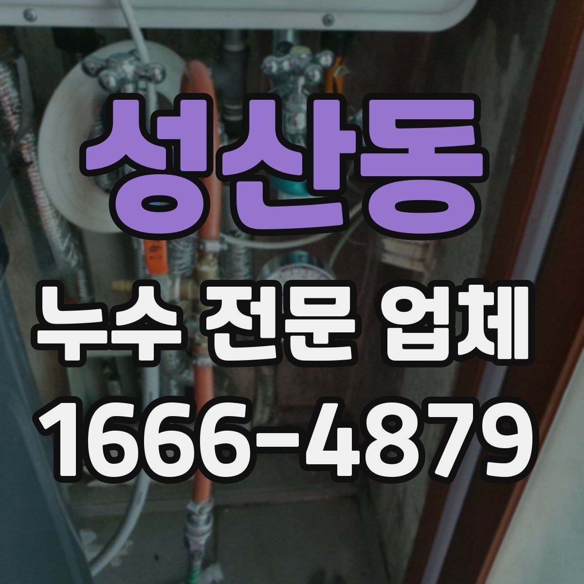 성산동 누수 전문 업체