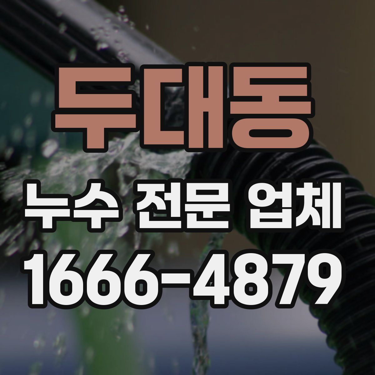두대동 누수 전문 업체
