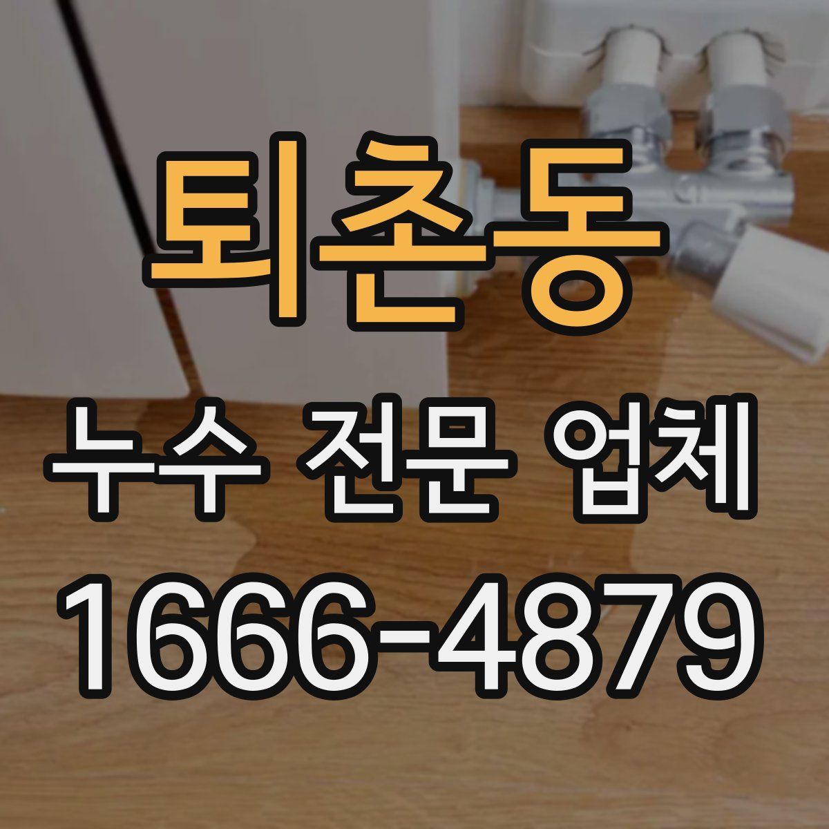 퇴촌동 누수 전문 업체